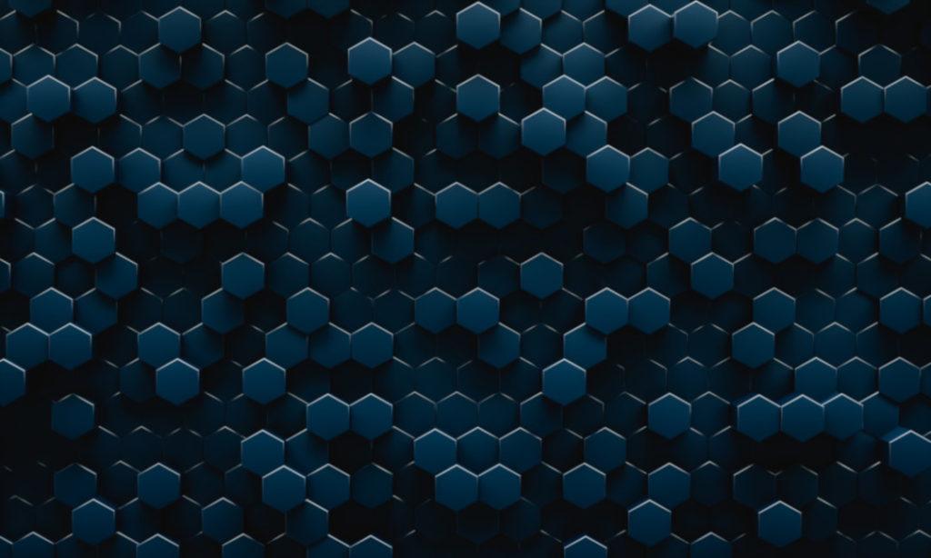 ilustración geométrica 3D
